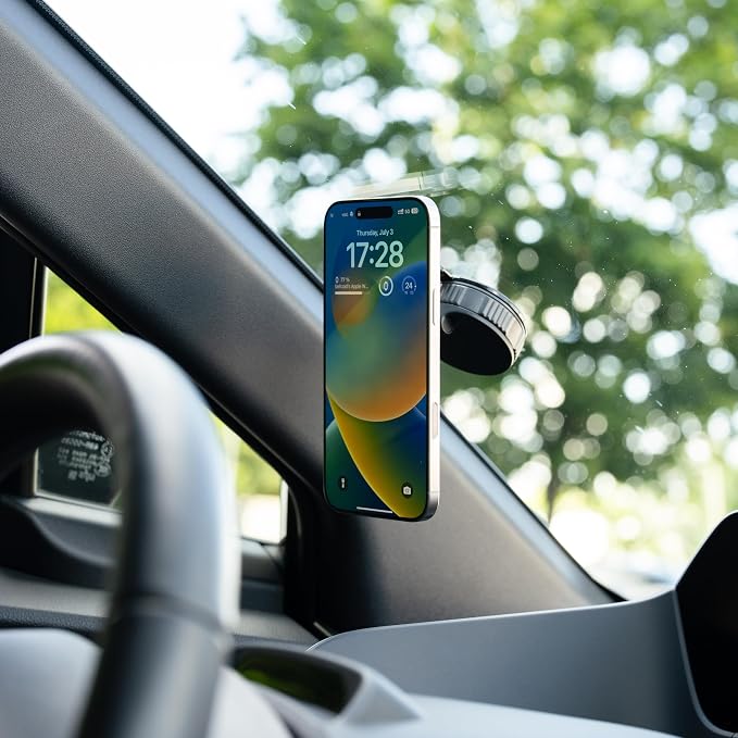 Vacuum Magnetic Phone Holder – 360-Degree Rotating Magnetic Suction Phone Mount - Image 7