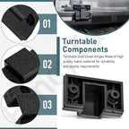 2 Pack Dust Cover Hinge Set Replacement Part - Image 3