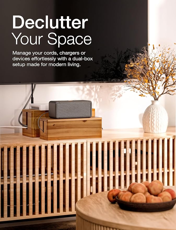 Acacia Large Cable Management Box - Image 7