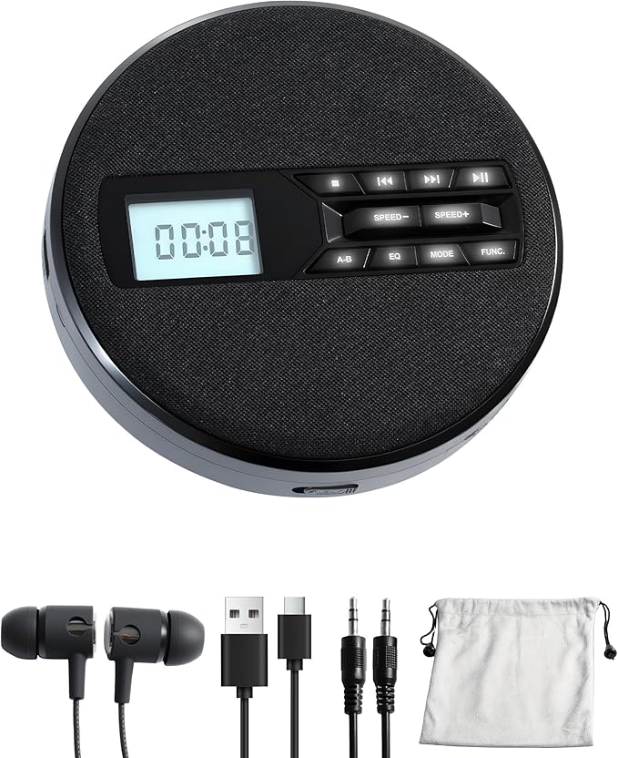 CD Player Portable with Speakers by Unknown