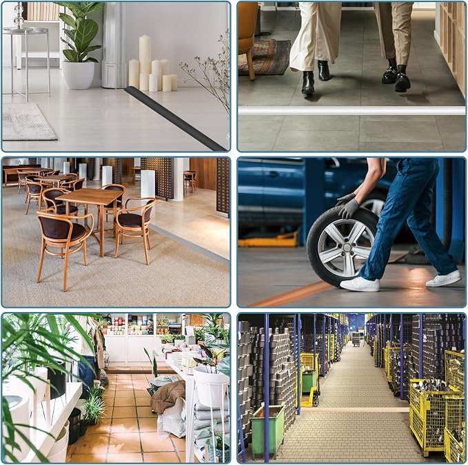Floor Cord Covers for Wires 6FT Cable Hider Wire Cover Self Adhesive Cord Hider - Image 7