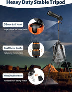 Camera Tripod, Converts to Monopod, Holds 35lbs - Image 4