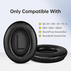 Aurivor Replacement Ear-Pads for Bose Quiet-Comfort QC 35 25 15 2 Headphones - Image 6
