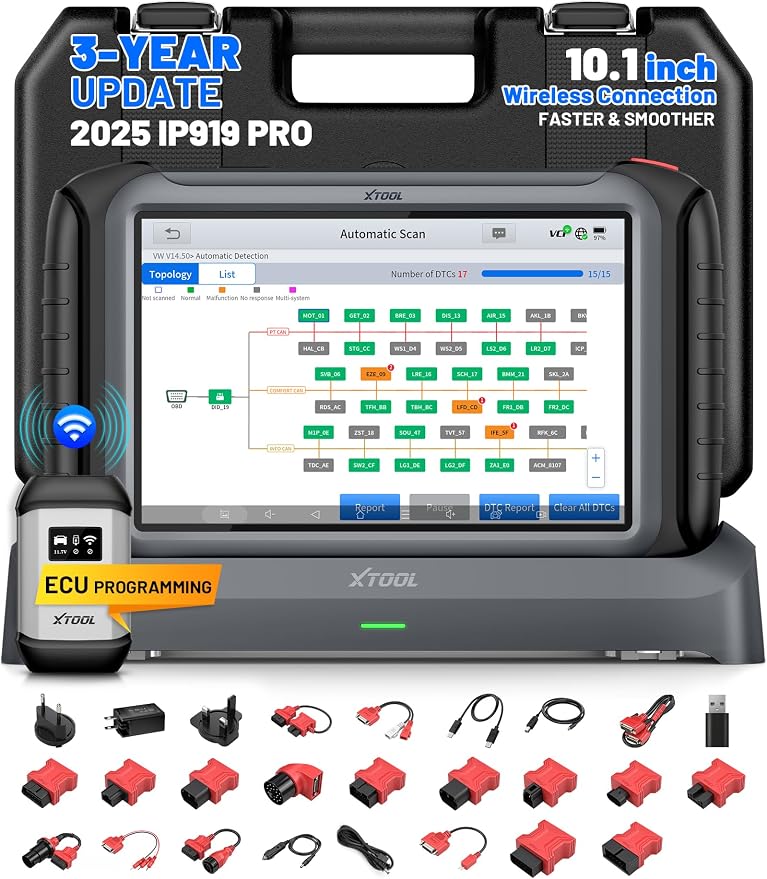 XTOOL IP919 PRO Scan Tool, ECU Programming Car OBD2 Scanner - Image 8
