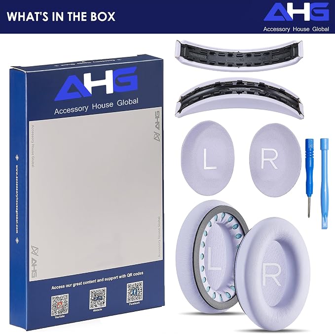 Replacement QC Ear Pad and Headband Pad Kit Cushion. Compatible - Image 9