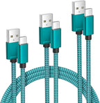Elebase USB C Car Charger Cable 3 Pack 1.5/3.3/6.6FT, USBC Charging Cord by Elebase