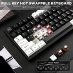 YUNZII AL80 Wireless Mechanical Keyboard, Full Aluminum CNC, Smart LCD Display - Image 6