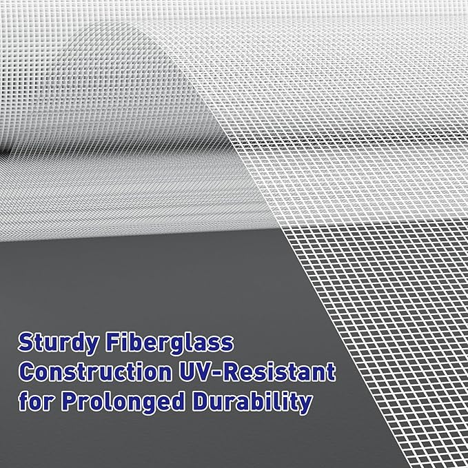 MAGZO Window Screen Replacement Mesh 48"W x 99"L - Image 3