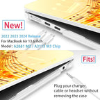 Mektron for 2025 M4 MacBook Air 13.6 Inch A3240 Case Fits 2023 A2681 M2 2024 - Image 2