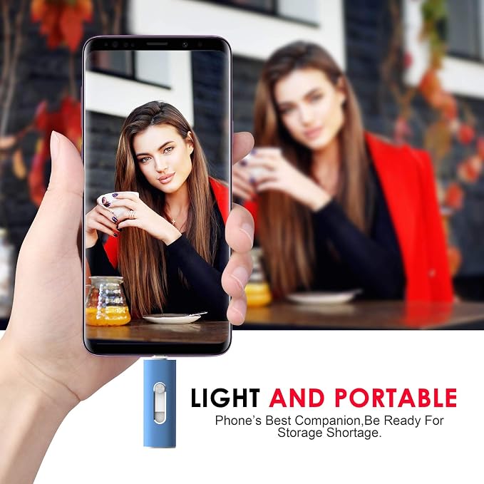 USB C Flash Drive Aiibe 128GB USB 3.1 Flash Drive Dual Drive USB Type-C Thumb - Image 6