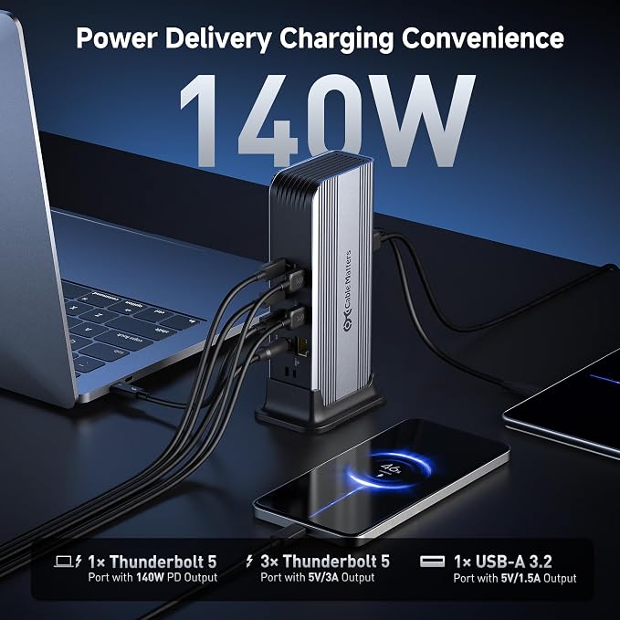 Cable Matters 11-in-1 Thunderbolt 5 Dock - Image 8