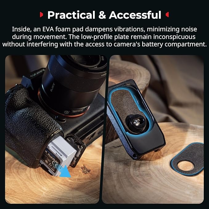 SmallRig Universal Mount Plate for AirTag, for SmartTag2, Quick Release Camera - Image 3