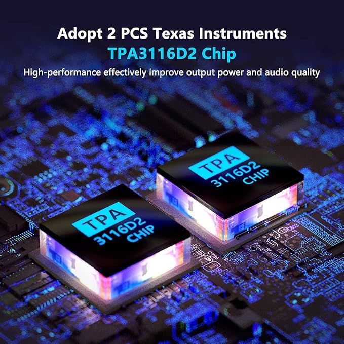 Fosi Audio BT30D Bluetooth 5.0 Stereo Audio Receiver Amplifier 2.1 Channel Mini - Image 4