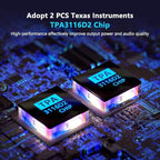 Fosi Audio BT30D Bluetooth 5.0 Stereo Audio Receiver Amplifier 2.1 Channel Mini - Image 4