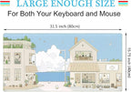 Cute Desk Mat Kawaii Mousepad Japanese Street Mouse Pad, Large Mouse Pad XXL - Image 2