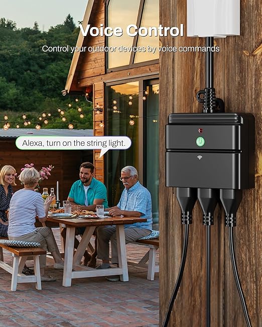 BN-LINK Smart WiFi Heavy Duty Outdoor Outlet, Timer and Countdown Function - Image 4