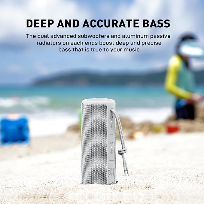 MIATONE Boombox Portable Bluetooth Speaker Wireless Outdoor Waterproof Speaker - Image 3