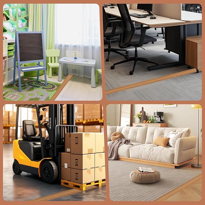 Floor Cord Cover for Wires on Floor Self Adhesive Cord Hider Floor Cable - Image 5
