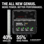 NOCO GENIUS2X4:8A 4-Bank Smart Battery Charger -6V/12VAutomatic Maintainer - Image 2