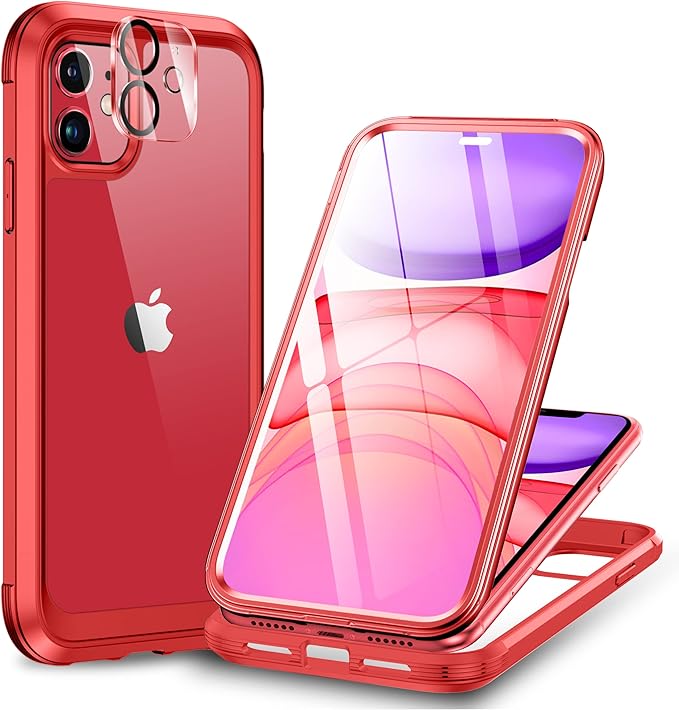 Miracase Glass Series for iPhone 11 Case 6.1 inch, Upgraded Full-Body Rugged by Miracase