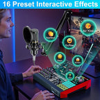 Podcast Equipment Bundle with 3.5mm Condenser Microphone - Image 7