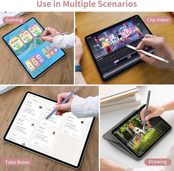 5 PCS Stylus Pen for Touchscreen, 2-in-1 High Precision, Sensitive Stylus Pen - Image 7