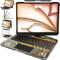 Intermerge Clear Keyboard Case for iPad Pro 11" 2024 Only, 360° Swivel by Intermerge