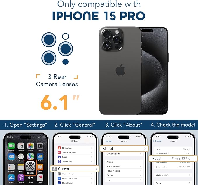 Magnetic for iPhone 15 Pro Case, Compatible - Image 7