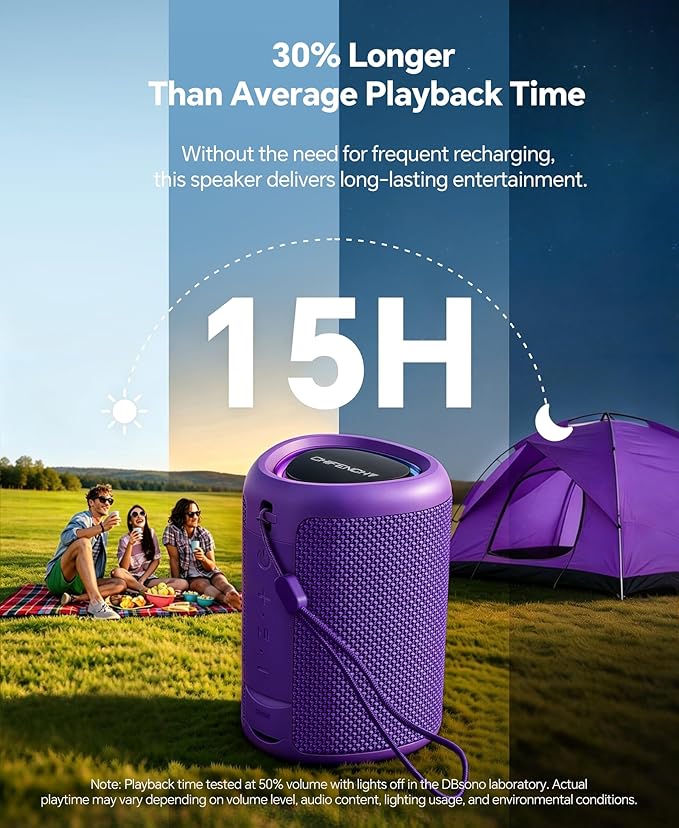 Portable Bluetooth Speaker Beach Essentials: Powerful Crystal Clear - Image 4