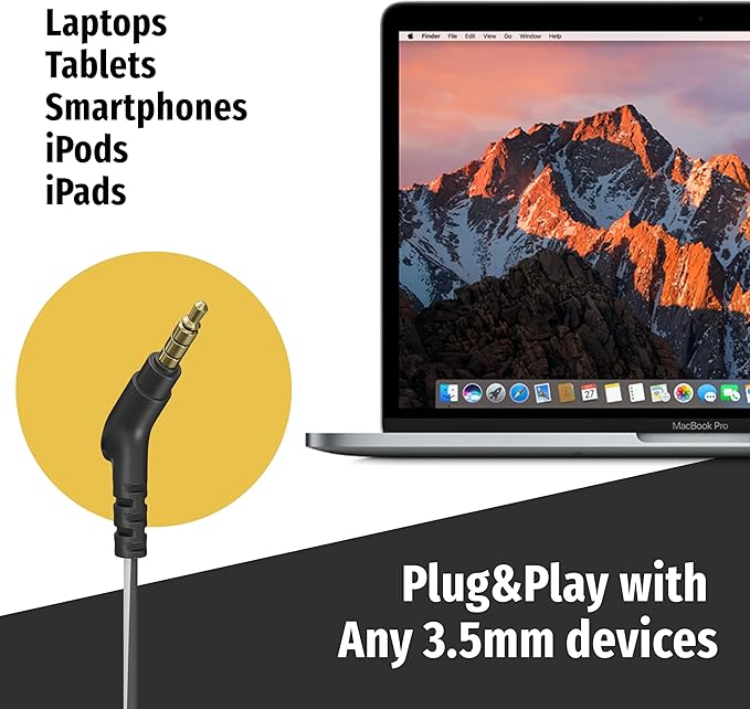 Symphonized Wired Earbuds with Microphone – 90% Noise Cancelling Ear buds with - Image 5