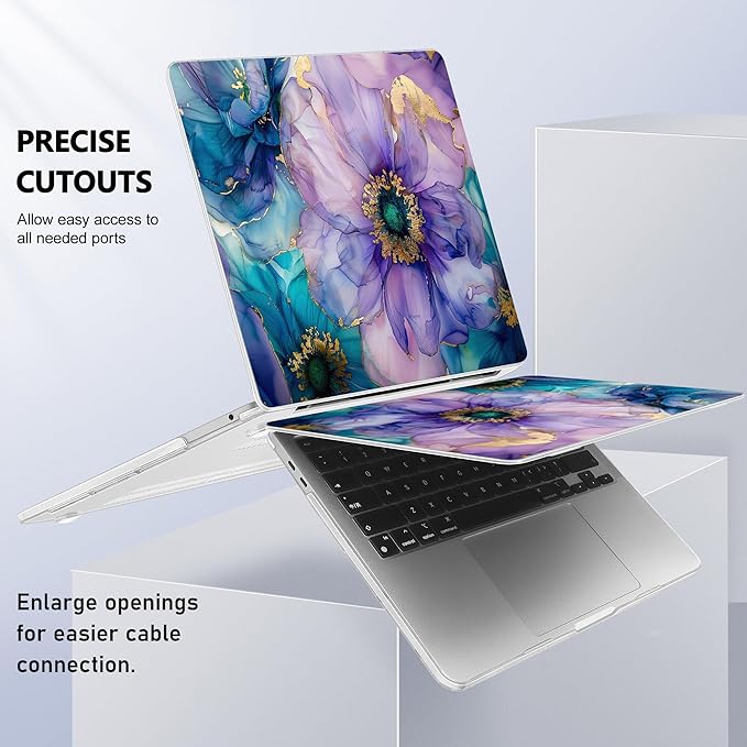 Case for MacBook Pro 13 inch with/Without Touch Bar, Hard Shell + Keyboard - Image 8