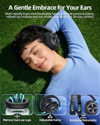 Hybrid Active Noise Cancelling Headphones 120H Playtime Wireless Headphones - Image 7