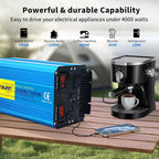 Yinleader 3500 Watt Pure Sine Wave Power Inverter 12V DC to 110V/120V AC - Image 2