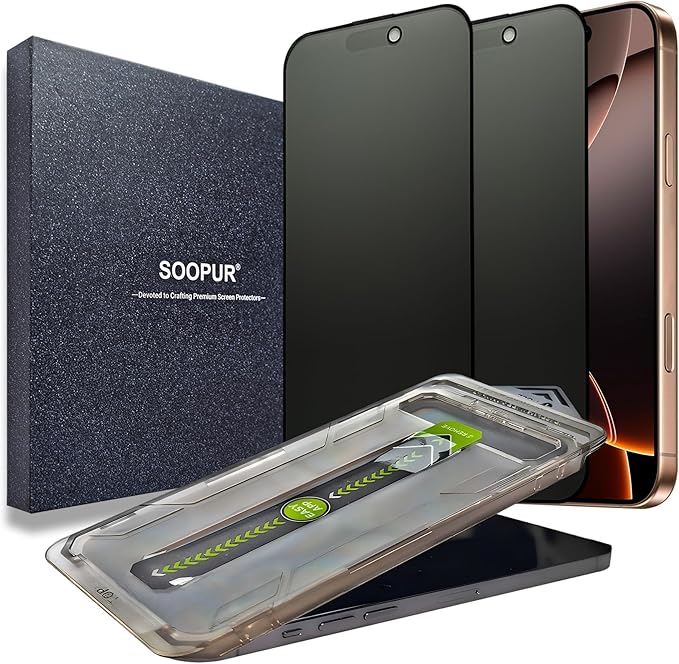 2 Pack Matte Privacy Screen Protector by SOOPUR