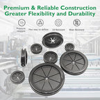 Rubber Grommets for Wiring, 2-3/4 Inch Drill Hole, 2-3/8 Inch ID, Firewall - Image 2