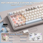 YUNZII B98 PRO QMK/VIA Wireless Mechanical Gaming Keyboard, 96% Layout - Image 6