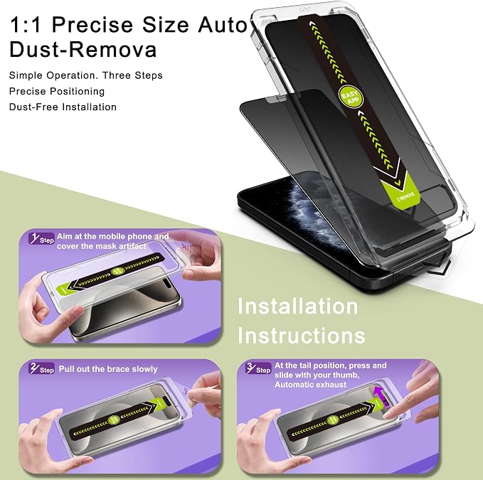 9H Tempered Glass, Anti-Glare, Full Coverage, Anti-Fingerprint, Auto Dust - Image 3