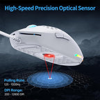 TMKB Falcon M1SE Ultralight Honeycomb Gaming Mouse, High-Precision 12800DPI - Image 2