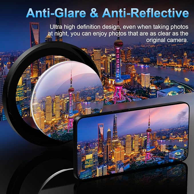 Korecase for Galaxy S25 Edge Camera Lens Protector, 9H Tempered Glass Anti - Image 3