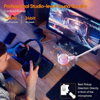 COMICA EJoy Uni USB Microphone for PC Gaming, - Image 5