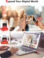 MOSDART 128GB USB3.1 Fast Speed C and A Dual Flash Drive, exFAT Memory Stick - Image 8
