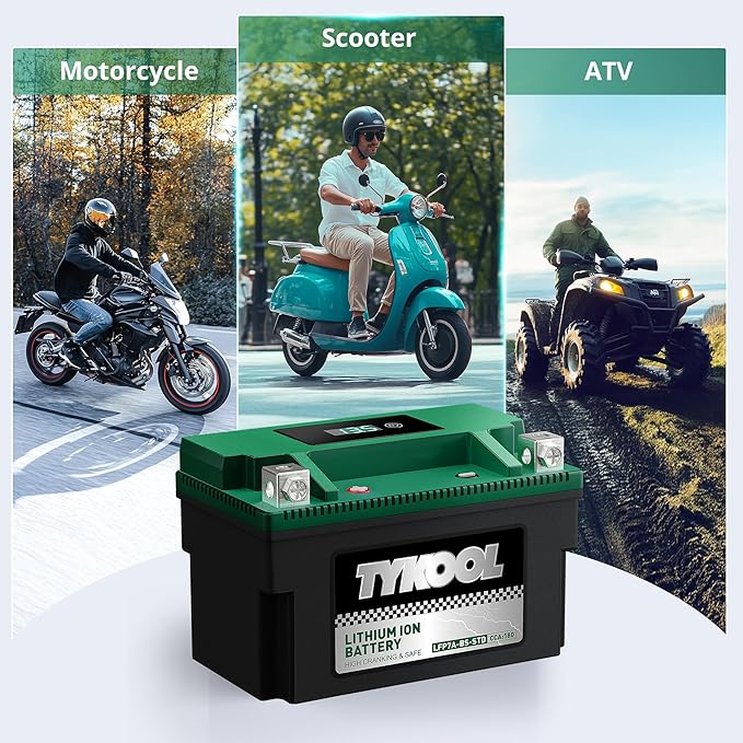 YTX7A-BS, 180 CCA, Lithium LiFePO4 Motorcycle Battery, 2X Cranking Amps - Image 7