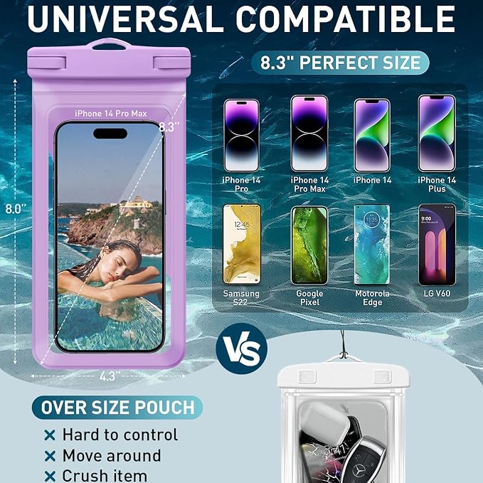 Universal Waterproof Phone Case, - Image 2