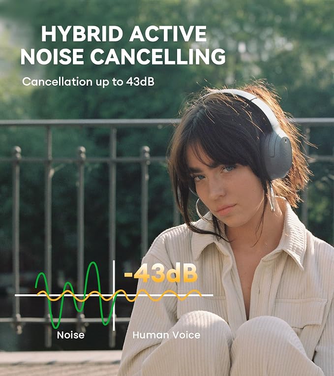 Edifier W820NB Plus Hybrid Active Noise Cancelling Headphones - Image 3
