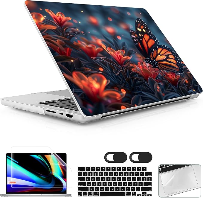 for MacBook Pro 16 inch Case 2021 2022 2023 2024 Release A3186 A3403 M4 A2991 by WelcomeViseNewitems
