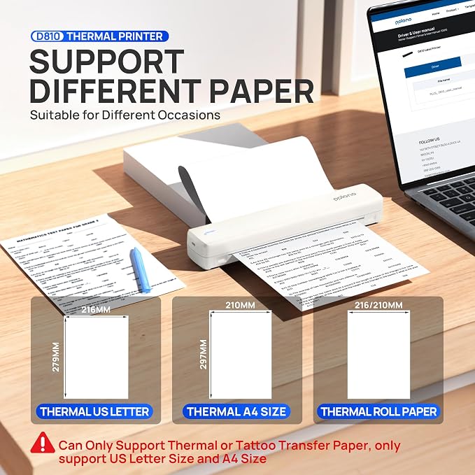 POLONO Portable Printer Wireless - Image 3