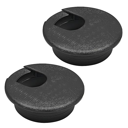 Desk Grommet 2", Desk Cord Hole Cover, Cable Grommet ABS Plastic, Desk Hole by BOPOREAE