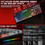 LINGBAO K98 Wireless Mechanical Gaming Keyboard, Tri-Mode BT5.0/2.4GHz/USB-C - Image 6