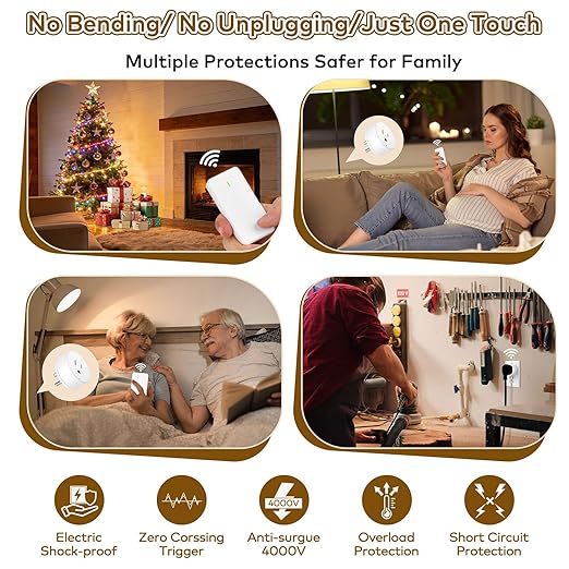 NineLeaf 2 Remote Control Outlet Plug - Image 5