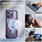 Miracase Magnetic for iPhone 14 Pro Case 6.1 inch, Upgrade Full-Body Clear - Image 5